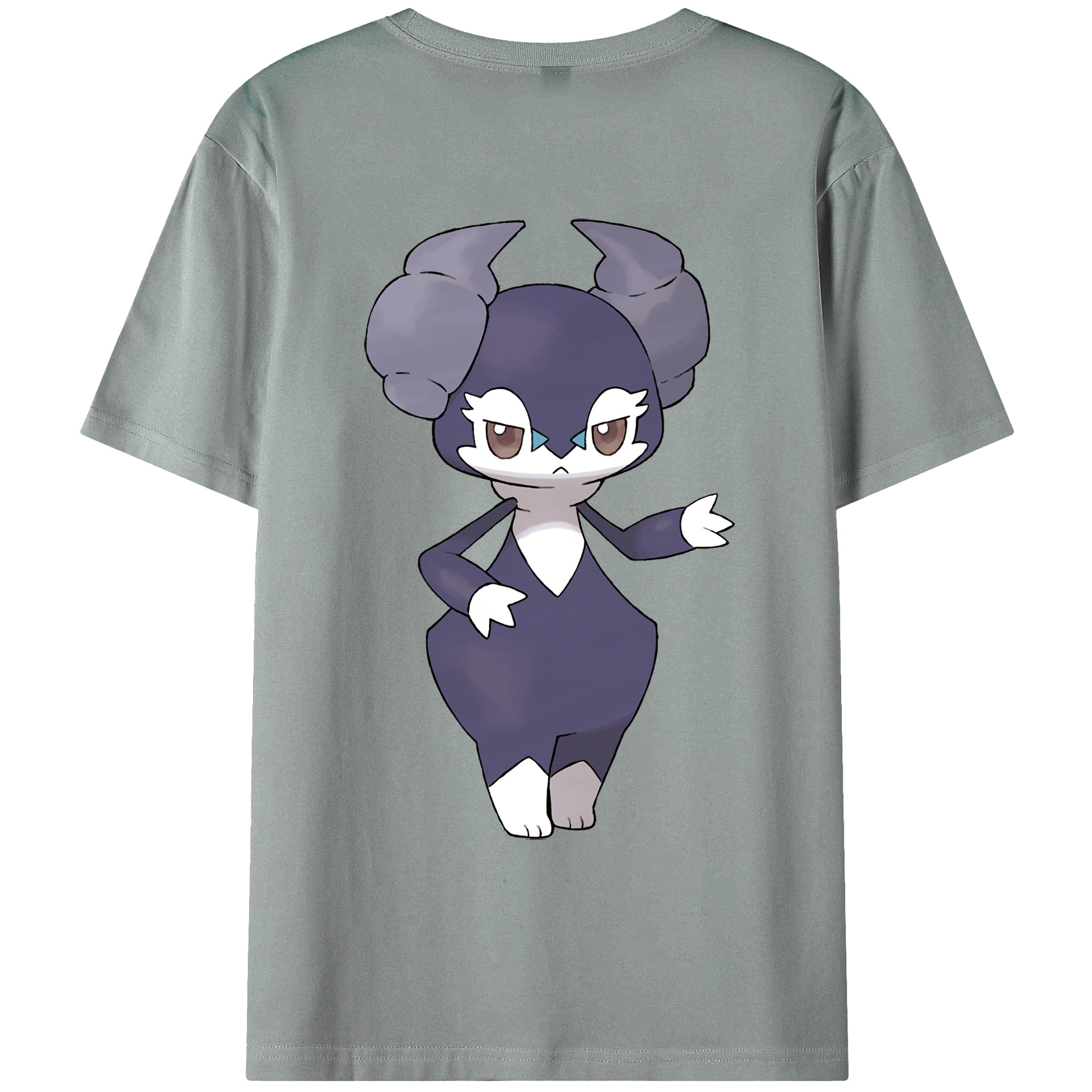 （画像用） ポケットモンスター Pokémon 綿100％ メンズ半袖Tシャツ（バックプリント） 通気性